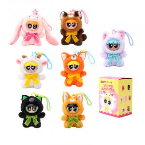 The Powerpuff Girls Forest Party Collection Mystery Boxes Single Mystery Box/Full Box 6 Pcs HUGKIS, 1 Mystery Box (Random Style)