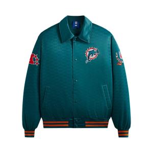 Kith For The NFL: атласный бомбер Dolphins Центр