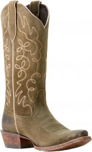 Женские вестерн-сапоги ARIAT Jukebox, Soft Olive Suede