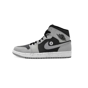 Jordan Air 1 Reverse Black 8 амортизация мид-топ винтажные баскетбольные кроссовки мужские gray