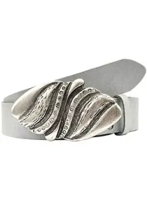 LIFEBULT by showroom 019° кожаный ремень Rettungsring By Showroom 019°, серый