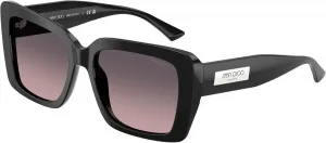 Солнцезащитные очки с коричневым градиентом от Jimmy Choo, 500046 - Black - Pink Gradient Grey