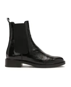 Тапочки с эффектом морщин Kazar, черный