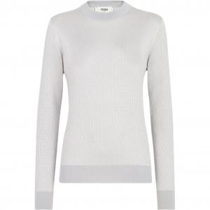 FENDI Свитер женский бежевый