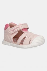 Кожаные детские сандалии Biomecanics, розовый