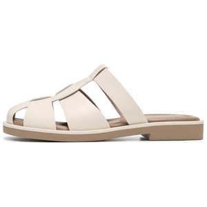 Закрытые тапочки Teenmix, экрю