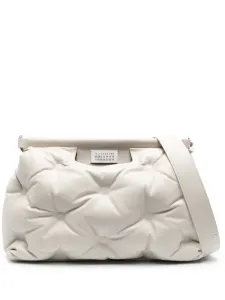 Большая сумка на плечо Glam Slam Classique Maison Margiela, бежевый