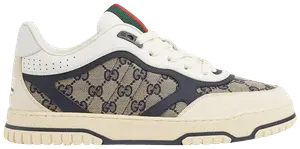 Кроссовки Gucci Re-Web Sneaker 'GG Canvas - Beige Ivory Blue', кремовый