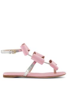 Giambattista Valli сандалии с бантом, розовый