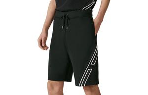 Повседневные шорты мужские черные Hermes, черный