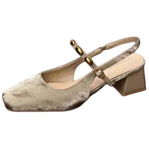 WUJI Женские сандалии с одной застежкой шампань, цвет Champagne