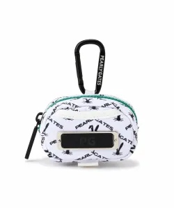 Чехол для мячей с логотипом кролика и ромбовидным узором (унисекс) Pearly Gates, цвет White 1