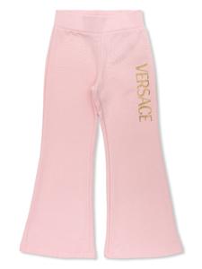 Джоггеры с логотипом Versace Kids, розовый