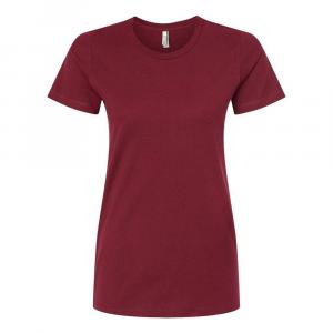 Tultex Женская хлопковая футболка премиум-класса, цвет Burgundy