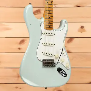 Fender Custom Shop Limited Tomatillo Stratocaster Journeyman - Супер выцветший/постаревший Sonic Blue-CZ577112
