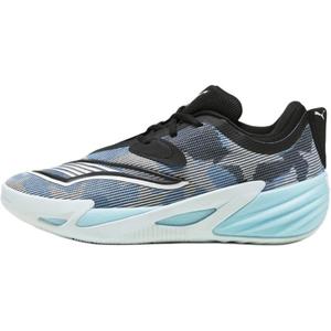 PUMA All Pro Nitro 2 амортизирующие, дышащие, поддерживающие низкие баскетбольные кроссовки unisex light blue