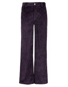 Брюки Velvet Wide Leg Pants 8 By Yoox, темно-фиолетовый