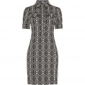 Max Mara Cesy Monogram jacquard платье MaxMara, черный