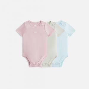 Детское боди Kith Baby Palette 3-Pack Bodysuit, цвет Dusty Quartz