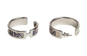 HERMES Серьги Olympe для женщин серебряные