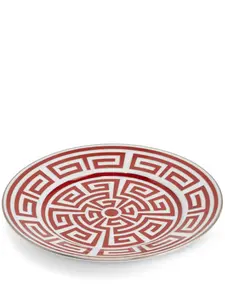 Тарелка labirinto scarlatto, 22 см, Ginori 1735, красный