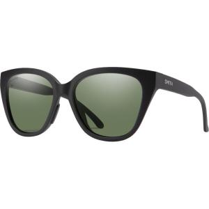 Солнцезащитные очки Smith Era ChromaPop Polarized Smith, Matte Black/ChromaPop Polarized Grey Green