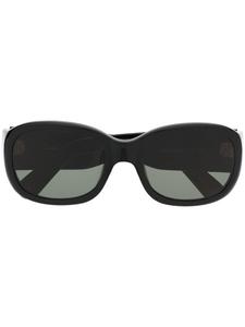 Lesca солнцезащитные очки Yves 21 в прямоугольной оправе, черный