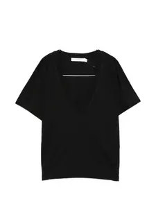 Футболка с V-образным вырезом Iro, черный