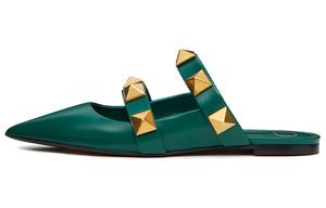 Женские повседневные туфли GARAVANI Roman Stud, изумрудно-зеленые Valentino, Original Shoe Box Included