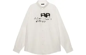Рубашка мужская белая Balenciaga, белый