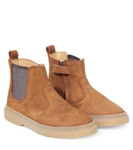 Кожаные челси Pom d'Api, Nubuck Cognac