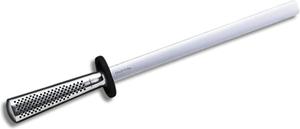 Global Honing Rod G-38/B, алмазная точильная сталь для ножей, 26 см, белый