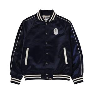 Куртка BAPE A Bathing Ape Nylon Varsity Jacket, Navy