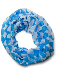 Шарф styleBREAKER, цвет blau/weiß