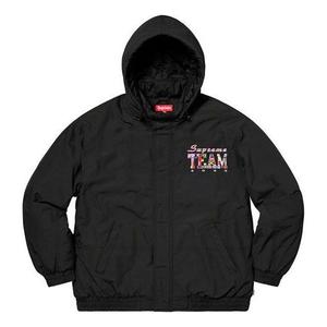 Куртка super team puffy jacket 'black' Supreme, черный