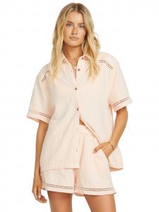 BILLABONG Блузка 'Tropical High' в светло-розовом цвете