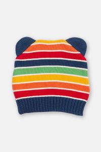 Детская радужная вязаная шапка Kite, мультиколор