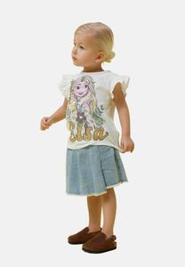 Футболка Name it NMFABLA FROZEN BOX WDI, Bright White/Off-White