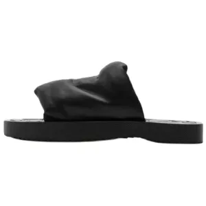 Сандалии с квадратным носком и логотипом Equestrian Knight, мужские, черные Burberry, Black