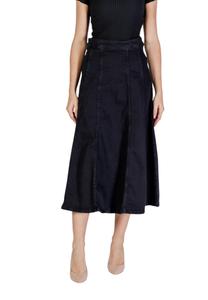 Юбка ICHI джинсовая, черный