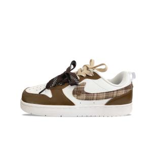 Детские скейтерские кеды Court Borough Nike, коричневый