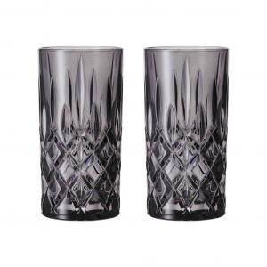 Стакан для длинных напитков Longdrinkgläser Noblesse 395 мл, комплект из 2 шт. Nachtmann, Smoke
