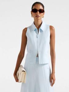 Топ-бюстье с застежкой-молнией спереди Felicity для миниатюрных Forever New, Ice Water