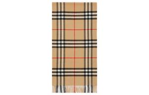 Шарф женский Burberry Check, бежевый