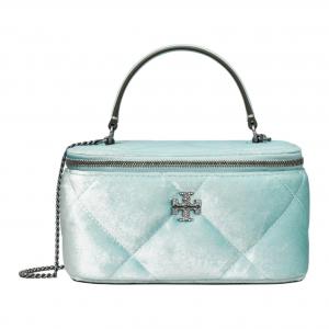 Кира Вязка Сумка Через Плечо, Кроссбоди, Женская Сумка Светло-Голубой TORY BURCH