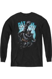 Футболка с длинным рукавом Batman Moon Knight для детей Gildan, черный