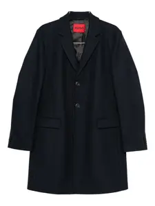 Пальто с лацканами Boss, синий