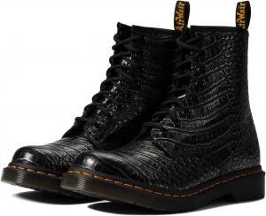 Кожаные ботинки Dr. Martens 1460 с 8 отверстиями для шнурков, Gunmetal