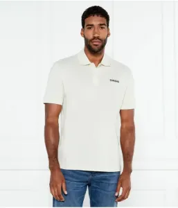 Поло E-SMALL BOX SS relaxed fit Napapijri, бежевый