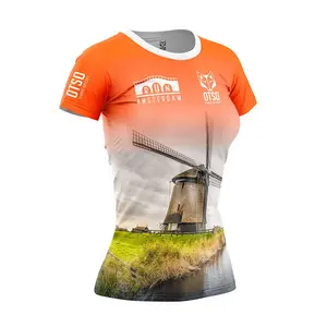 Футболка Otso Run Ámsterdam 2024, оранжевый